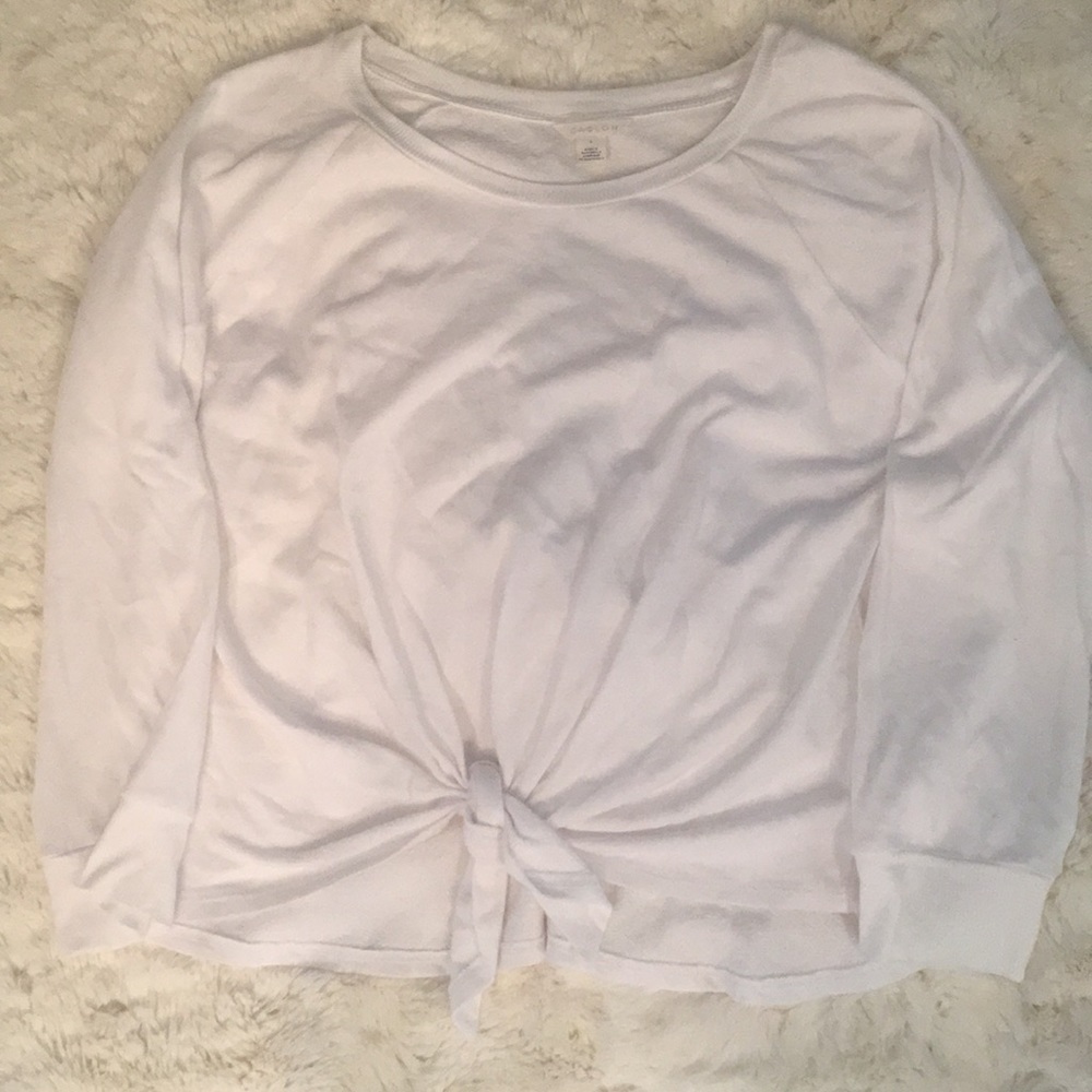 Long sleeve white shirt